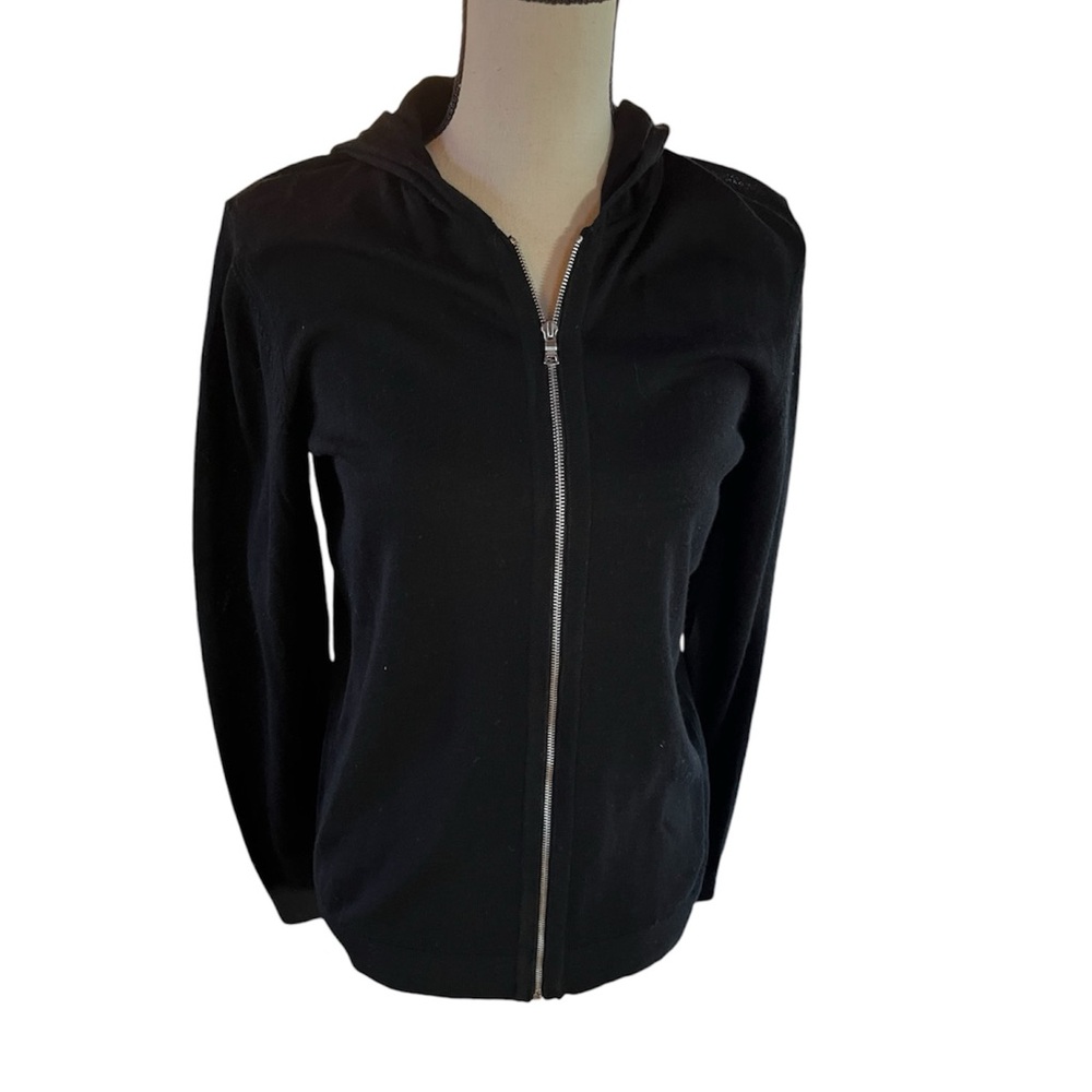 AX Armani Exchange Full Zip Merino Wool Sweater